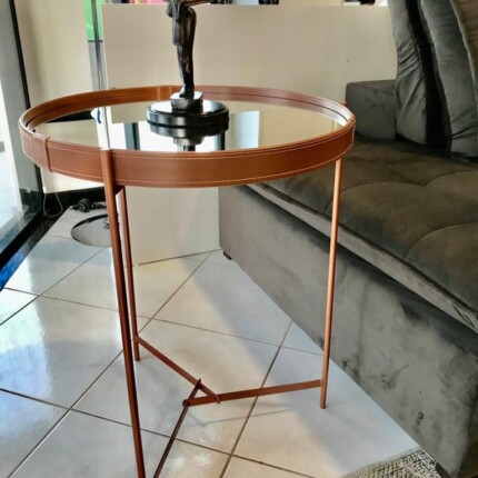 Mesa Lateral Acqua Bronze com Espelho (4542) - Image 1