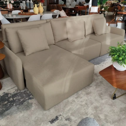 Sofa 2,88m Capri Enele - Tecido Easy Clean (1059)