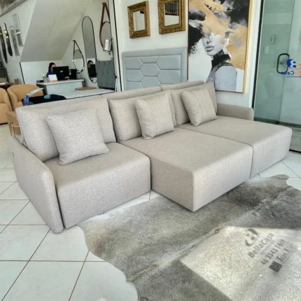Sofa 2,88m Capri Enele - Tecido Easy Clean (1059) - Imagem 3