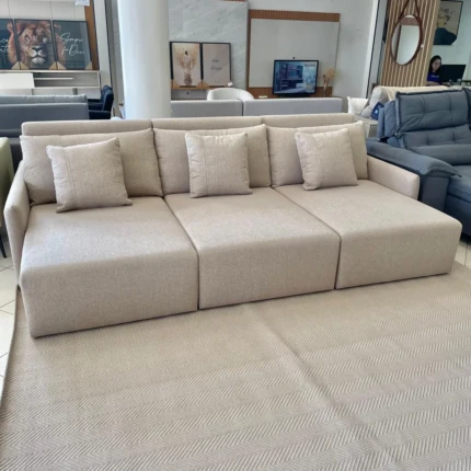 Sofa 2,88m Capri Enele - Tecido Easy Clean (1059)