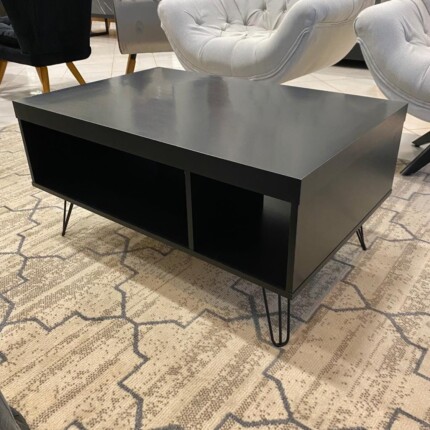 Mesa de Centro Liberty Preto 90cm (1983) - Imagem 4