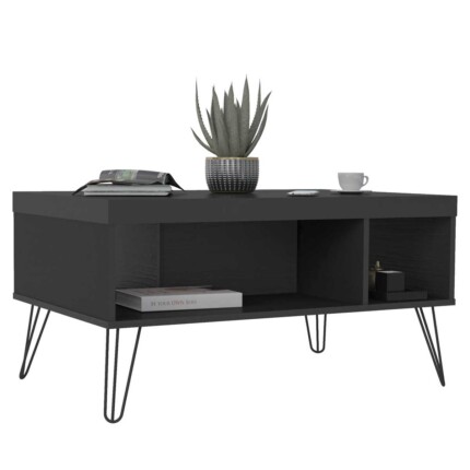 Mesa de Centro Liberty Preto 90cm (1983) - Imagem 5