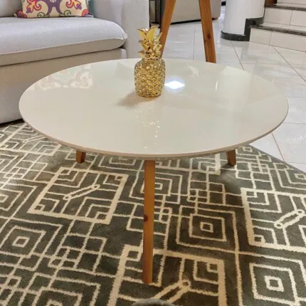 Mesa de Centro Classic Off White 75cm (3263) - Imagem 5