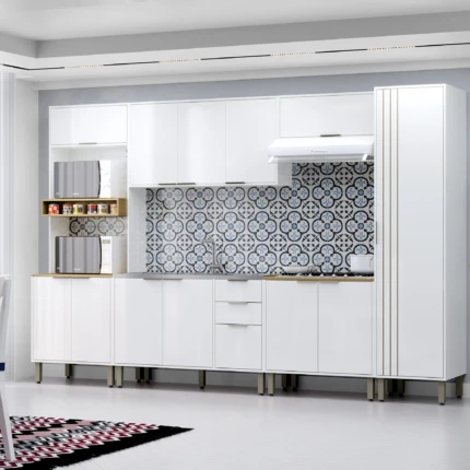 Cozinha 3,20m Gloria Branco (5890)