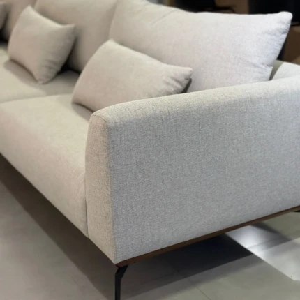 Sofa 3,36m Palace em Tecido Linho Nobre - Di Qualita (4984) - Imagem 3