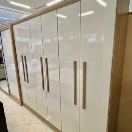 Roupeiro 2,44m 6 Portas MDF Genova (3275) - Imagem 5