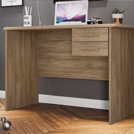 Mesa Escritorio 1,07m Potenza MDF Carvalho (2847)