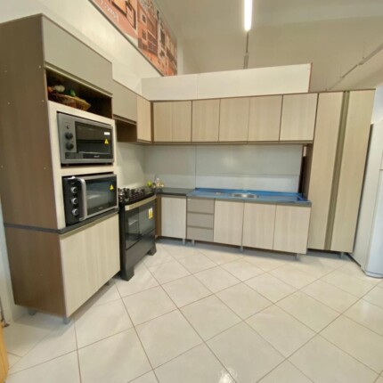 Cozinha Canto 2,20m x 3,15m Luana 100% MDF Modulada (2116-4) - Imagem 2
