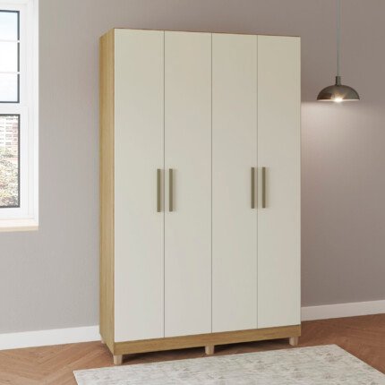 Armário 1,00m Multiuso 4 Portas Dubai (2261) - Imagem 1