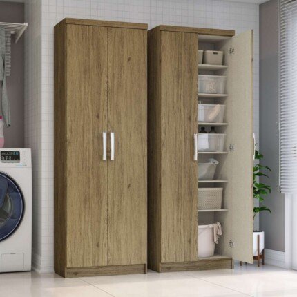 Multiuso Sapateira 2 Portas Margarida Rustico (6013) - Imagem 2