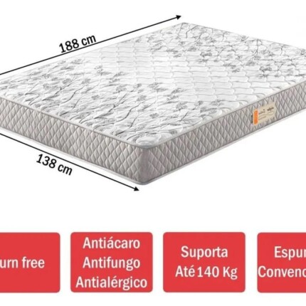 Casal - Colchão D-26 1,38m x 17cm (6117) - Image 2