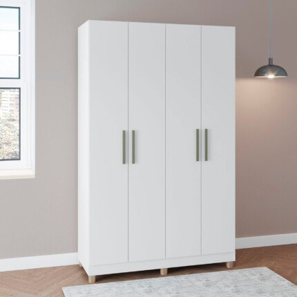 Armário 1,00m Multiuso 4 Portas Dubai (5213)