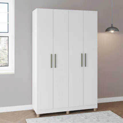 Armário 1,00m Multiuso 4 Portas Dubai (5213)