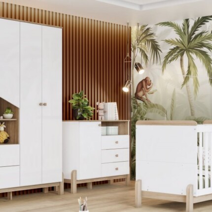 Quarto Infantil Ternura Branco – 03 Peças - Imagem 4