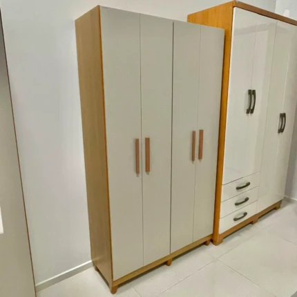 Armário 1,00m Multiuso 4 Portas Dubai (2261)