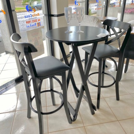 Kit Mesa Bistro com 2 Banquetas X Merlin (4756-911) - Imagem 5