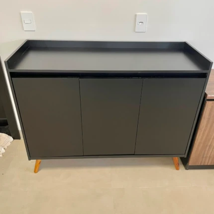 Balcão Buffet 1,20m NT1215 Preto (5787)