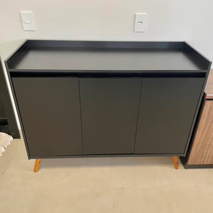 Balcao Buffet 1,20 NT1215 Preto (5787)
