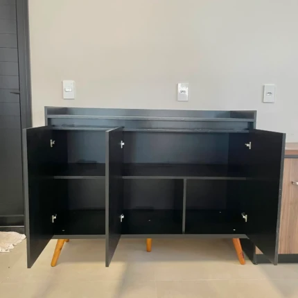 Balcão Buffet 1,20m NT1215 Preto (5787) - Imagem 3