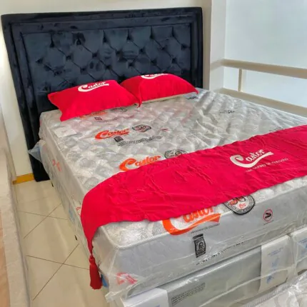 Cj. Box Queen 1,58m Sleep D33 - Firme - Castor (4895) - Imagem 8