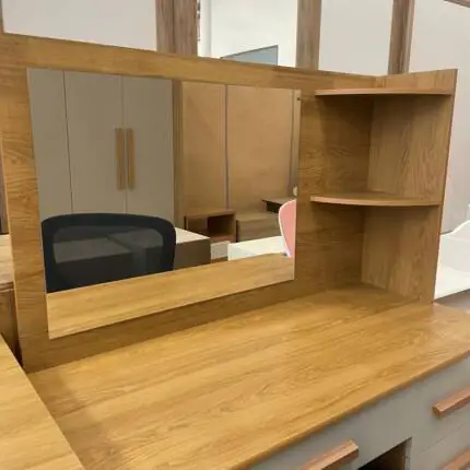 Penteadeira 1,02m Pérola com Espelho Freijo (6022) - Imagem 3