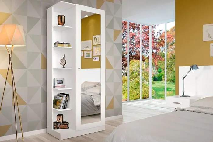 Henn - Sapateira Multiuso 01 Porta Duetto BRANCO - CD 5098 (1)