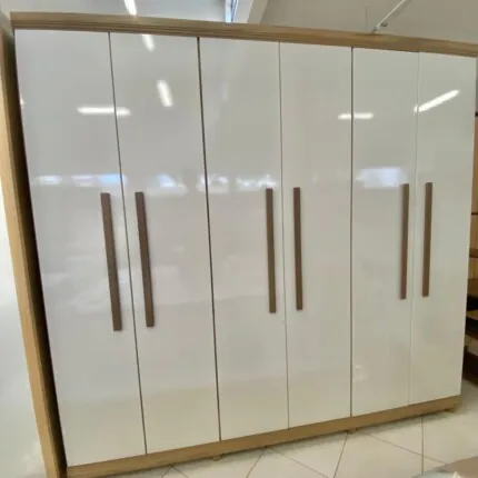 Roupeiro 2,44m 6 Portas MDF Genova (3275)