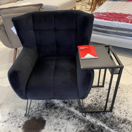 Poltrona Keoma Robusta Veludo Preto (2459) - Imagem 3