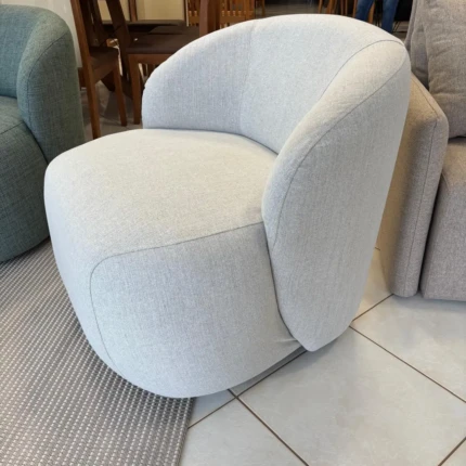 Poltrona Lecce giratória Linho (4133) - Imagem 1