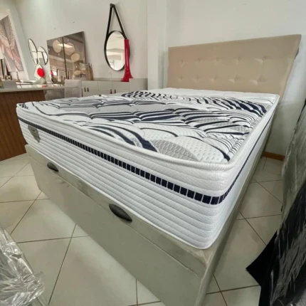 Cj. Box CASAL 1,38m com BAÚ Mult pra 200kg – Macio – Ecoflex (360-5558) - Imagem 4