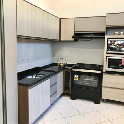 Cozinha Canto 2,75m x 2,20m Luana 100% MDF Modulada (4294-22) - Imagem 8