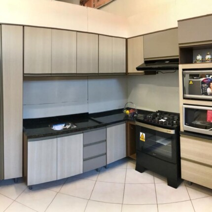 Cozinha Canto 2,75m x 2,20m Luana 100% MDF Modulada (4294-22) - Imagem 3