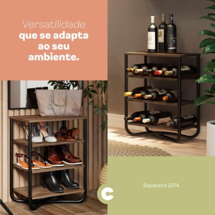 Aparador 64cm Multiuso 1274 (5678) - Imagem 1