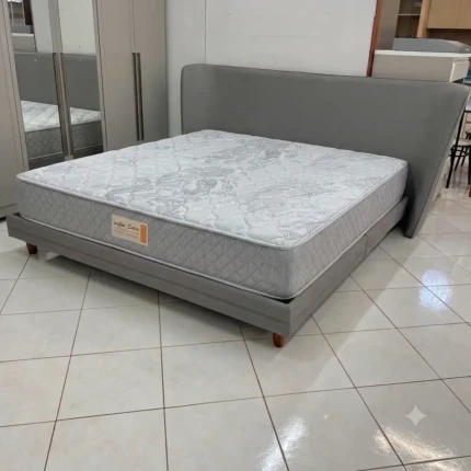 Cama Estofada King (446) com Colchão Extra Firme Ecoflex (2329)