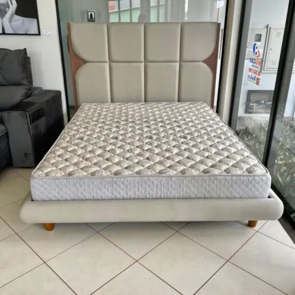 Cama Estofada Queen com Colchão Castor – Firme (2304-3511-2393)