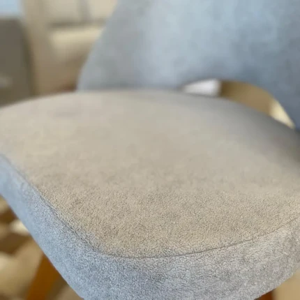 Poltrona Giratoria Bia Boucle com Couro Caramelo (3614) - Imagem 3