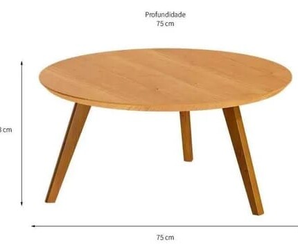 Mesa de Centro Classic Nature 75cm (3058) - Image 3