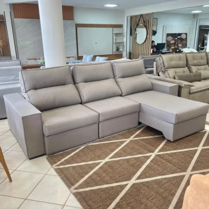Sofa 2,84m Houston com Assento Mega Retrátil (6362) - Imagem 3