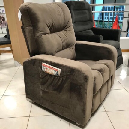 Poltrona Reclinavel Papai Turin Veludo Marrom (4046) - Imagem 5