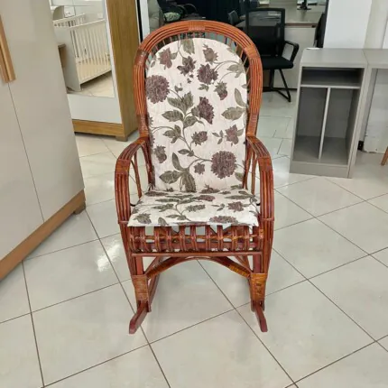 Cadeira de Balanço em Vime com Almofada (4677) - Image 3