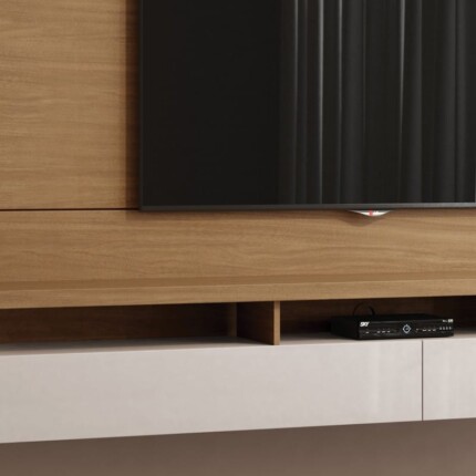 Painel 1,84m City Natural com Off White (5110) - Imagem 4