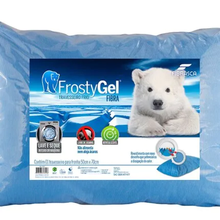 Travesseiro Frosty Gel de Fibra - Fibrasca (4735)