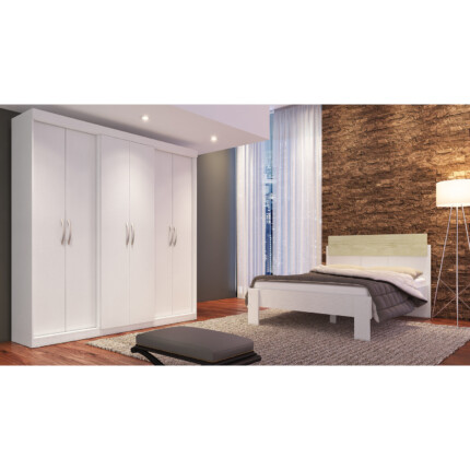 Roupeiro 2,06m 6 Portas 12 Prateleiras PH1675 (6004) - Imagem 4