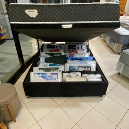 Cj. Box Casal 1,38m com BAÚ Soft - Macio - SHOW ROOM (901) - Imagem 2