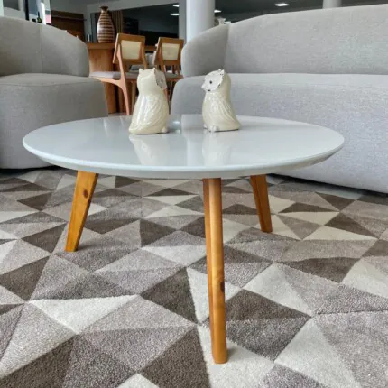 Mesa de Centro Classic Off White 75cm (3263) - Imagem 1