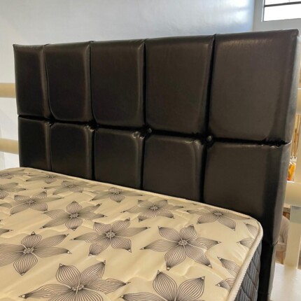 Cabeceira Solteirão 100cm Nina Preto (6851) - Imagem 1