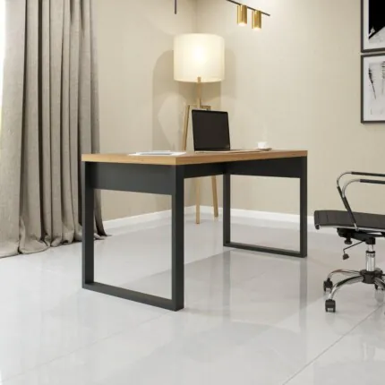 Mesa Escritório 1,35m F20 Estilo Industrial Dalla Costa (2277)