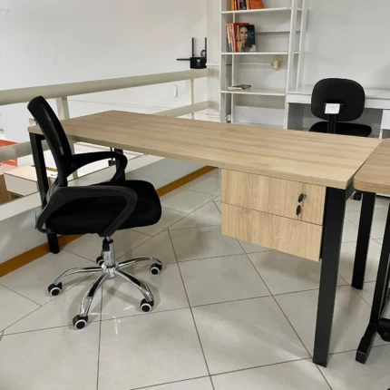 Mesa Escritório 1,60m Artesano Carvalho com 2 Gavetas (4434-5181) - Imagem 1