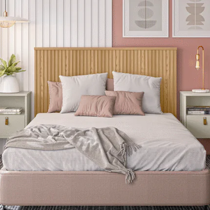 Cabeceira Queen 1,60m de MDF Ripado (1542) - Imagem 3