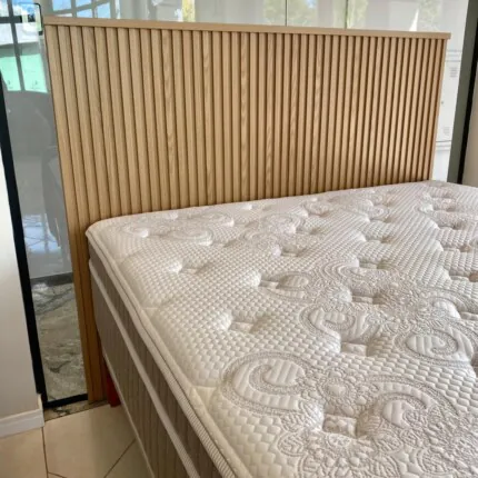 Cabeceira Queen 1,60m de MDF Ripado (1542) - Imagem 1